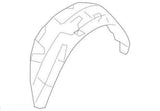 Genuine OEM Ford 6E5Z-5428371-A Quarter Panel Splash Shield, Left 6E5Z5428371A