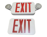 Progress Lighting PE010-30 LED Exit Sign W/ Emergency Lights Red Letters