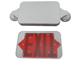 Progress Lighting PE010-30 LED Exit Sign W/ Emergency Lights Red Letters