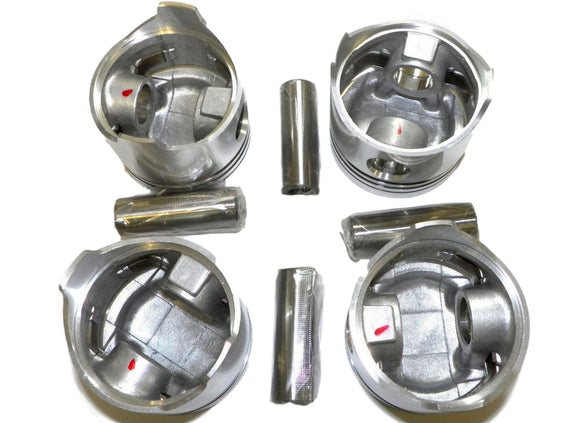 Federal Mogul 12455P60MM Engine Piston Kit Of 4 Pcs 4-Cyl A12455P 12455P
