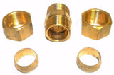Big A Service Line 3-16292 Brass Male Connector Fitting Kit 3/4" Pipe