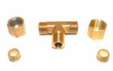Big A Service Line 3-17242 Hydraulic Tee Connector Fitting 1/4" x 1/8"