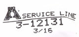 Big A Service Line 3-12131 Brass Male Fitting 3/16"