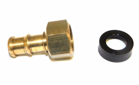 Big A Service Line 3-72460 Brass Hose Fitting, 3/8