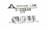 Big A Service Line 3-68040 Brass Nozzle 1/4"