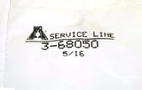 Big A Service Line 3-68050 Brass Nozzle 5/16"