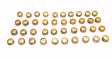 Big A 3-16040 Automotive Brass Compression Sleeve, 1/4" Tube End Lot Of 40 Pcs