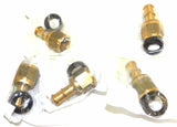 Big A 3-74160 Brass Hose Fitting, 3/8" x 3/8" Barb To Adapter Lot Of 5 Pcs