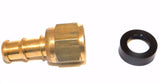 Big A 3-74160 Brass Hose Fitting, 3/8" x 3/8" Barb To Adapter Lot Of 5 Pcs