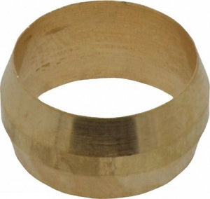 Big A Service Line 3-16092 3/4" Outside Diameter, Brass Compression Sleeve