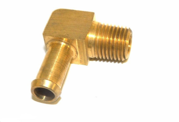 Big A Service Line 3-83146 Brass 90 deg Male Elbow Fitting 1/4