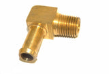 Big A Service Line 3-83146 Brass 90 deg Male Elbow Fitting 1/4" x 1/4"