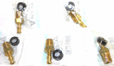 Big A 3-74444 Brass Hose Fitting Connector, 1/4" x 1/4" Male Pipe Lot Of 5 Pcs