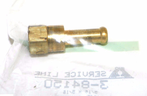Big A Service Line 3-84150 Brass Hex Hose Fitting, 5/16