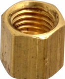Big A 3-16130 3/16" Outside Diameter, Brass Compression Nut Lot Of 5 Pcs