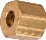 Big A 3-16130 3/16" Outside Diameter, Brass Compression Nut Lot Of 5 Pcs