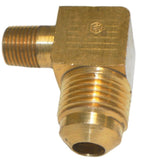 Big A Service Line 3-14962 90 deg Male To Male Elbow Brass Fitting 3/8" x 1/8"