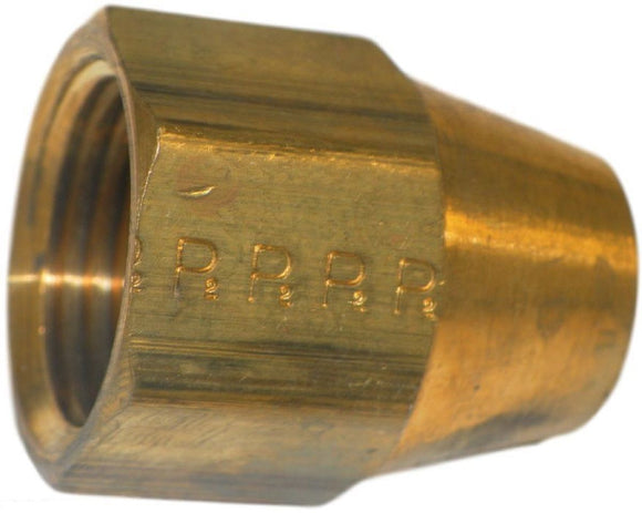 Big A Service Line 3-14107 Brass Long Nut Fitting 1/2