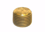 Big A Service Line 3-226800 Brass Headless Plug 1/2" x 3/8" NPT Male