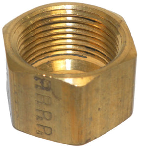 Big A Service Line 3-16190 5/8 Inch Tube End, Brass Compression Nut