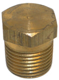 Big A Service Line 3-20960 Brass Hex Head Pipe Plug 3/8" Lot Of 5 Pcs