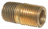 Big A 3-21220 1/8" Male NPT x Close Length Brass Pipe Nipple Lot Of 5 Pcs
