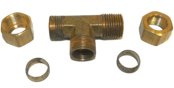 Big A Service Line 3-171908 Brass Pipe, Tee Fitting Kit 5/8