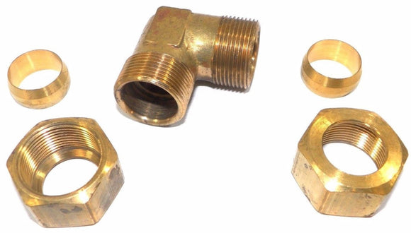 Big A Service Line 3-165920 Brass Pipe, 90 deg Street Elbow Fitting 3/4