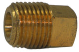 Big A 3-22120 Male Thread Square Head Plug 1/8" Solid Brass Tube Lot Of 15 Pcs