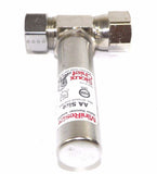 Sioux Chief 660-GTRB Mini-Rester Water Hammer Arrestor 5/8"O.D. Female Comp.X5/8"O.D. Comp. Tee