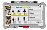 Bosch RBS006TES 6 pc. Trim and Edge Router Bit Set, RBS006TES