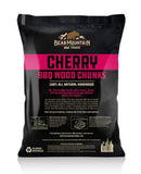 Bear Mountain BBQ Cherry All Natural Hardwood Chunks Mild Fruity Smoky Flavor for Outdoor Use Only