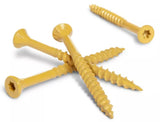 Hillman 48411 Deck Plus Tan Ceramic Steel Exterior Screw #8 x 1-5/8 in. - 1 lb.