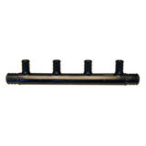 3/4 in. Barb Inlets x 1/2 in. Barb 4-Port PEX Open Plastic Manifold
