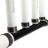 3/4 in. Barb Inlets x 1/2 in. Barb 4-Port PEX Open Plastic Manifold