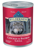 Blue Buffalo Wilderness Adult Salmon and Chicken Grill Pate Wet Dog Food, 1 Can - view 4