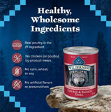 Blue Buffalo Wilderness Adult Salmon and Chicken Grill Pate Wet Dog Food, 1 Can