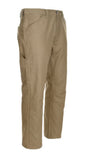 Blue Mountain FMB-1502 Men's Relaxed Fit Utility Canvas Pants, Khaki Tan, S36X30