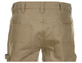 Blue Mountain FMB-1502 Men's Relaxed Fit Utility Canvas Pants, Khaki Tan, S34X34