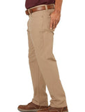 Blue Mountain FMB-1504 Men's Mid-Rise 5-Pocket Canvas Pants/Fossil Brown/S32X32