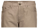 Blue Mountain FMB-1504 Men's Mid-Rise 5-Pocket Canvas Pants/Fossil Brown/S36X34