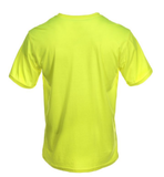 Blue Mountain YMK-1041 Men's Short-Sleeve T-Shirt, Safet Yellow, Small