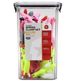 Barn Star BN20230717 Heavy-Duty Fiberglass Nylon 3.5" & 2.5" Spring Clamp, 22 pc