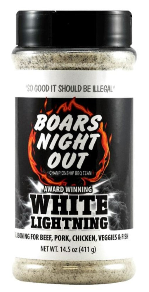 Boars Night Out OW86505 White Lightning Seasoning Rub, 14.5 oz. Bottle