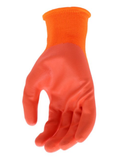 Boss B31101-L Unisex Adult Foam Nitrile Work Gloves, 1-Pair, Orange, Large