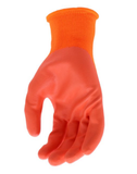 Boss B31101-L Foam Nitrile Gloves, 1 Pair, Orange, Large