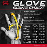 Boss B81001 Men's Cowhide Leather Driver Work Gloves, 1-Pair, Yellow, Large