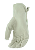 Boss B83071-M Unisex Adult Grain Pigskin Leather Driver Gloves, 1-Pair, White, M