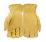 Boss B84091-WM Women's Deerskin Leather Driver Work Gloves, 1-Pair, Medium