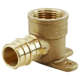 3/4 in. Brass PEX-A Expansion Barb x 3/4 in. Female Pipe Thread Adapter 90-Degree Drop-Ear Elbow